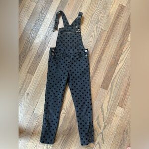 Stella McCartney girls Gray Polka Dot Overalls